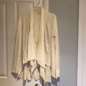 ANTHROPOLOGIE CARDIGAN, CREME